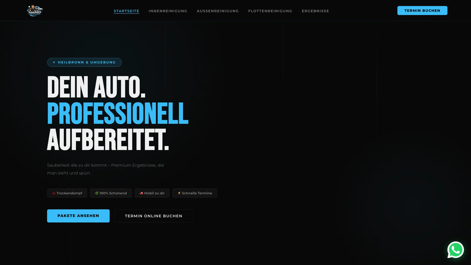 Website-Vorschau: Amaro Detailing