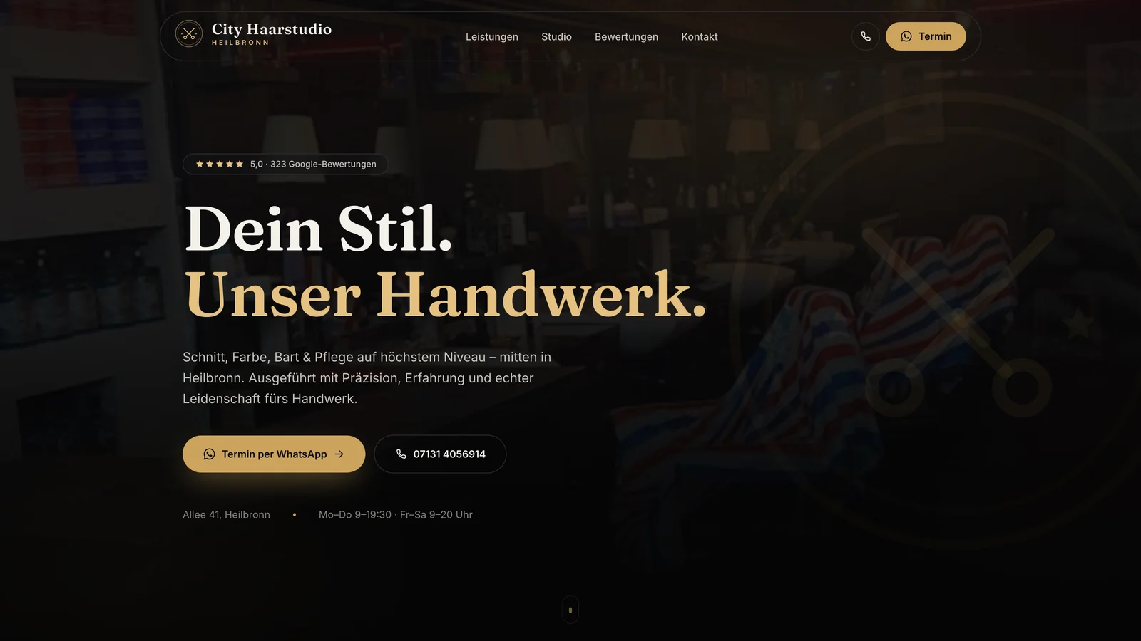 Website-Vorschau: City Haarstudio